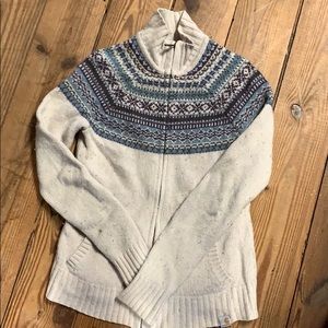 Carhartt  women’s zip up fair isle sweater